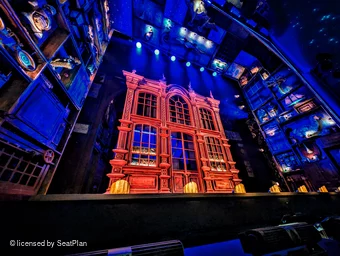 Savoy Theatre Stalls BB13 view from seat photo