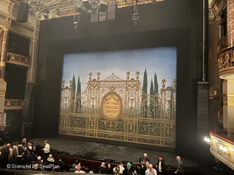 Theatre Royal Drury Lane Royal Circle B17 view from seat photo