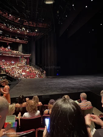 Vivian Beaumont Theater Orchestra G510 view from seat photo