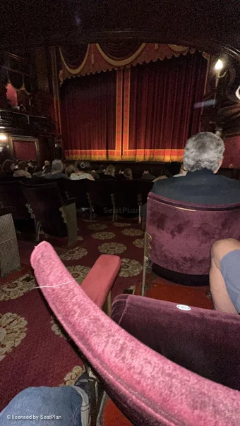 St Martin's Theatre Stalls K17 view from seat photo