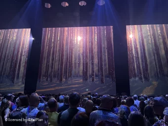 ABBA Arena Dance Floor A37 view from seat photo