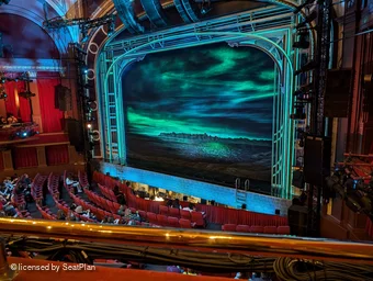 Broadway Theatre Front Mezzanine A9 view from seat photo