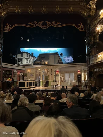 Apollo Theatre Stalls P9 view from seat photo