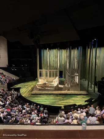 National Theatre - Olivier Circle B11 view from seat photo