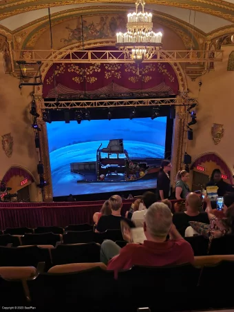 Golden Theatre Rear Mezzanine F109 view from seat photo