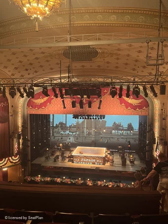 Bernard B. Jacobs Theatre Mezzanine H101 view from seat photo