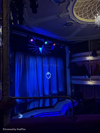 Criterion Theatre Dress Circle C28 view from seat photo