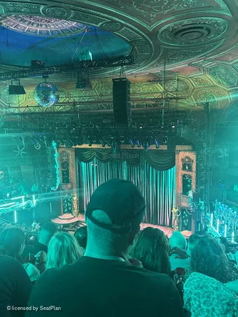 Studio 54 Theatre Mezzanine KK114 view from seat photo