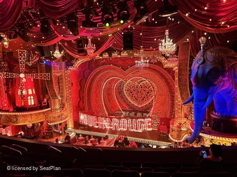 Al Hirschfeld Theatre Mezzanine G10 view from seat photo