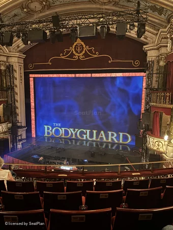 New Wimbledon Theatre Dress Circle E7 view from seat photo