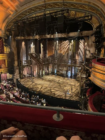 Richard Rodgers Theatre Front Mezzanine B28 view from seat photo
