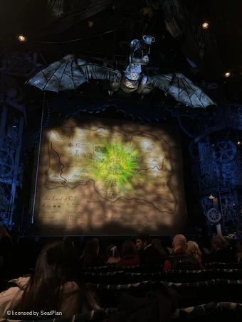 Apollo Victoria Theatre Stalls K31 view from seat photo