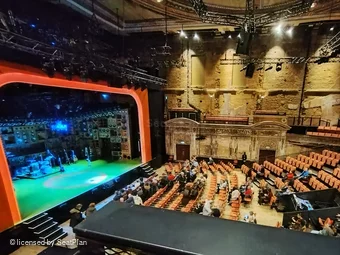 Alexandra Palace Theatre Circle Slips Left4 view from seat photo