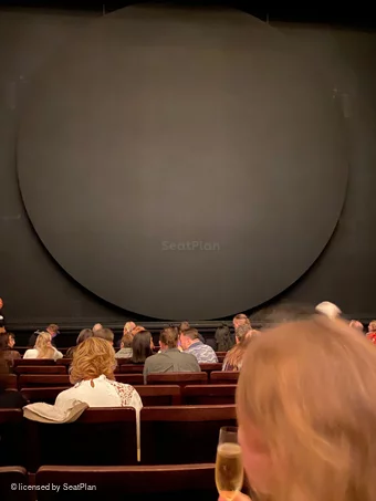 Hudson Theatre Orchestra K111 view from seat photo