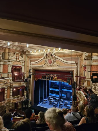King's Theatre Glasgow Upper Circle F4 view from seat photo