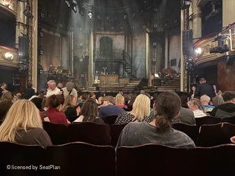 Lyric Theatre Stalls M10 view from seat photo