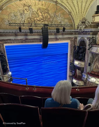 Novello Theatre Grand Circle C23 view from seat photo