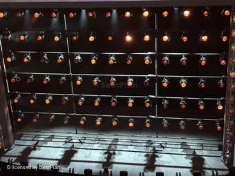 Shaftesbury Theatre Grand Circle G22 view from seat photo