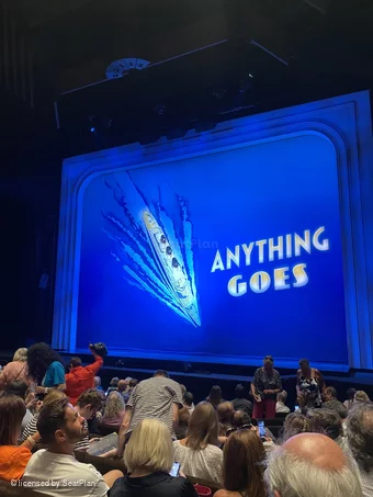 Barbican Theatre Stalls J9 view from seat photo