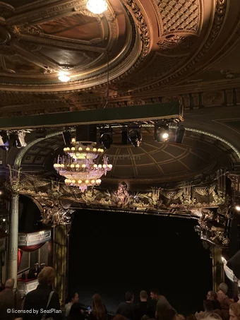 His Majesty's Theatre Grand Circle J8 view from seat photo