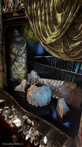 His Majesty's Theatre Grand Circle A1 view from seat photo