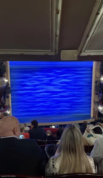 Novello Theatre Dress Circle H18 view from seat photo