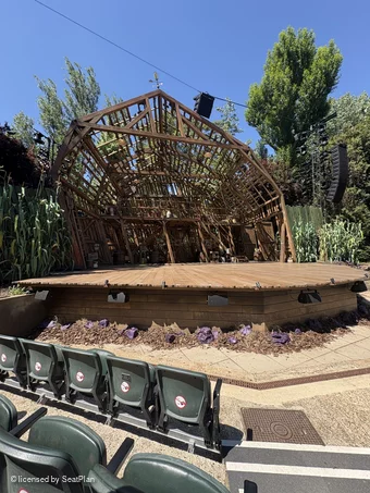 Regent's Park Open Air Theatre Lower Right C25 view from seat photo