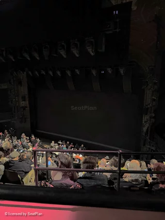 Studio 54 Theatre Mezzanine EE118 view from seat photo