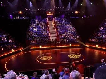 Canary Wharf Theatre District 9 H21 view from seat photo