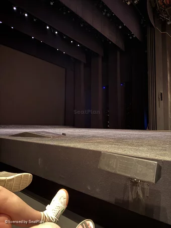 Vivian Beaumont Theater Orchestra C105 view from seat photo