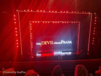 Dominion Theatre Circle C32 view from seat photo