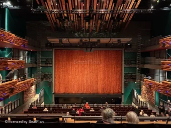 Aylesbury Waterside Theatre Circle 1 E15 view from seat photo