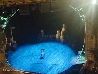 Theatre Royal Haymarket Upper Circle G18 view from seat photo