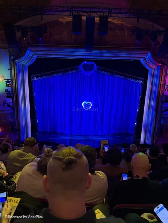 St James Theatre Mezzanine H109 view from seat photo