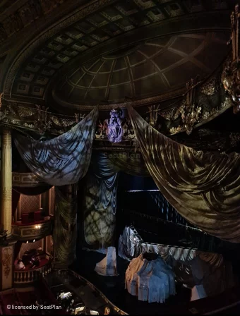 His Majesty's Theatre Grand Circle C4 view from seat photo