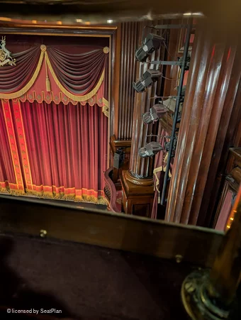 St Martin's Theatre Upper Circle A20 view from seat photo