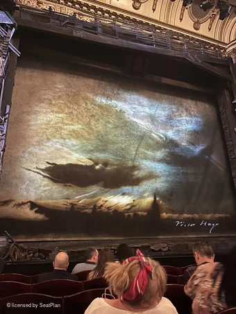 Sondheim Theatre Stalls F23 view from seat photo