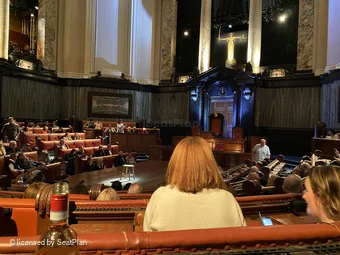 London County Hall Courtroom Stalls F186 view from seat photo