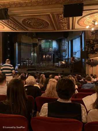 Walter Kerr Theatre Orchestra Q14 view from seat photo