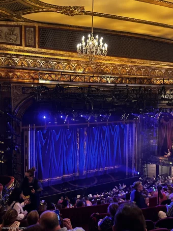 Lena Horne Theatre Rear Mezzanine K5 view from seat photo