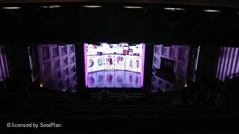 Savoy Theatre Dress Circle M11 view from seat photo