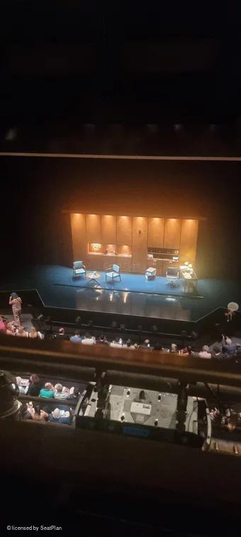 Barbican Theatre Upper Circle A27 view from seat photo