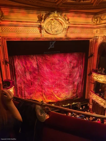 Gielgud Theatre Grand Circle B25 view from seat photo