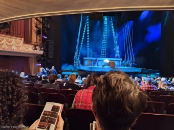 Longacre Theatre Orchestra P111 view from seat photo