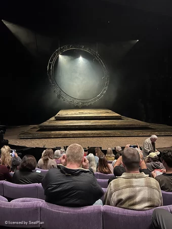 National Theatre - Olivier Stalls J42 view from seat photo