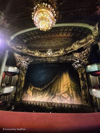 His Majesty's Theatre Royal Circle A17 view from seat photo