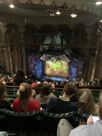 Apollo Victoria Theatre Dress Circle S11 view from seat photo