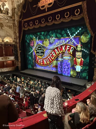 London Coliseum Dress Circle C2 view from seat photo