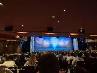 Prince of Wales Theatre Stalls T39 view from seat photo