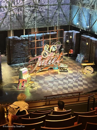 Stephen Sondheim Theatre Mezzanine HH13 view from seat photo